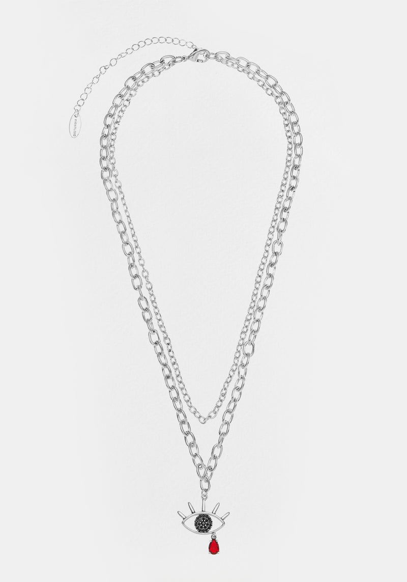 Bleeding Eye Cz Kette Halsband