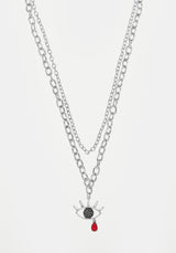 Bleeding Eye Cz Kette Halsband