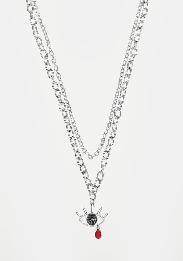 Bleeding Eye Cz Kette Halsband