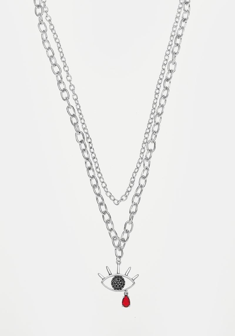 Bleeding Eye Cz Kette Halsband