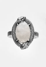 Serpent Moonstone Ring