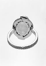 Serpent Moonstone Ring