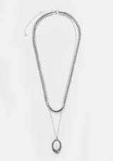 Serpent Moonstone Multi-Kette Halskette