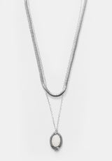 Serpent Moonstone Multi-Kette Halskette