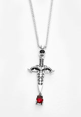 Athame Dagger Cz Anhänger Halskette