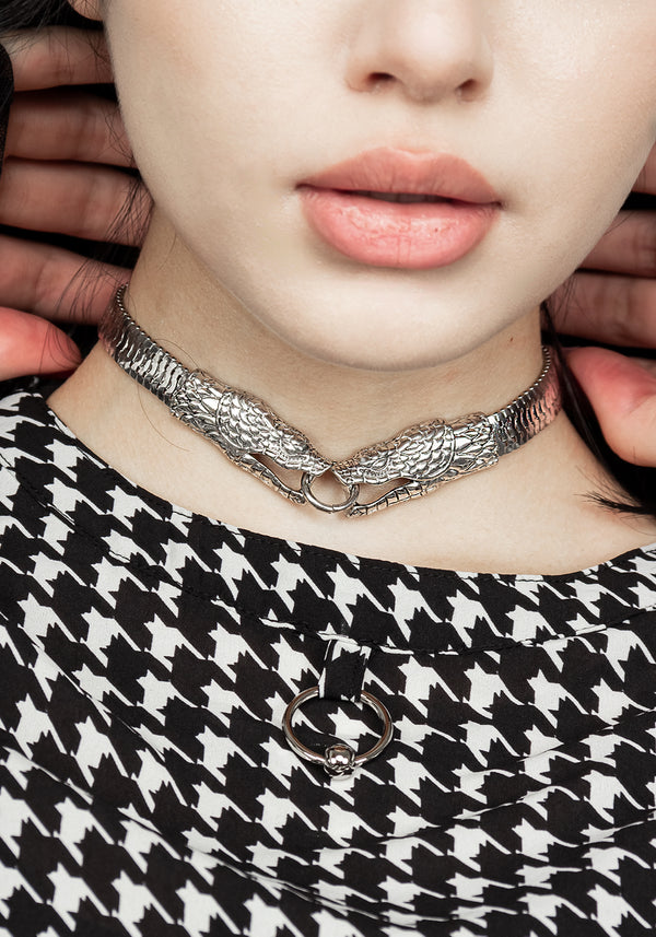 Doppelt Headed Schlange Halsband