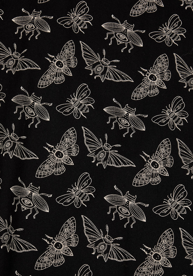 Mortmoth Wickel Mini Kleid