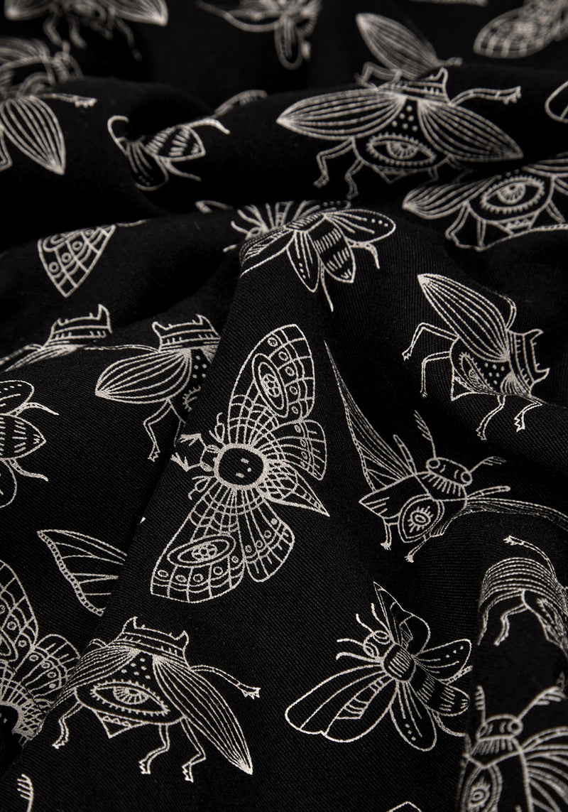 Mortmoth Wickel Mini Kleid